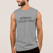 SERESHKI COLLECTION Logo Grey/Blk Muscle Tee (Front)