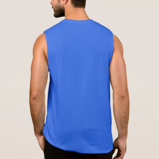 SERESHKI COLLECTION Logo Grey/Blue Muscle Tee (Back)
