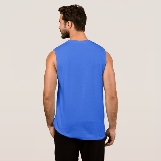 SERESHKI COLLECTION Logo Grey/Blue Muscle Tee (Back Full)