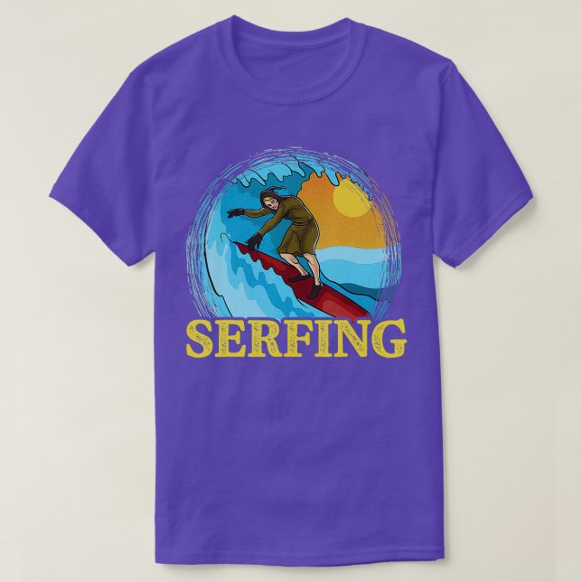 Serfing Funny Surfing Serf Medieval Peasant  T-Shirt (Design Front)
