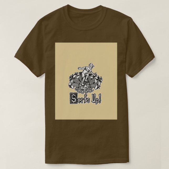 Serfs Up Graphic T-Shirt (Design Front)
