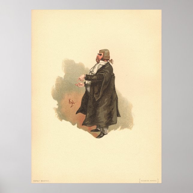 Sergeant Buzfuz by Kyd Dickens The Pickwick Papers Poster (Front)