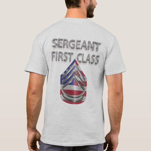 Sergeant First Class Custom Rank T_Shirt