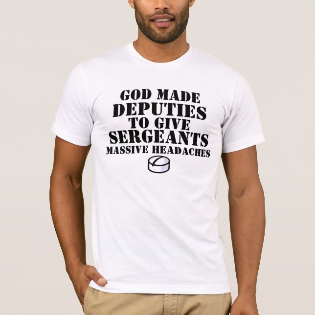 Sergeant Headache T-Shirt (Front)