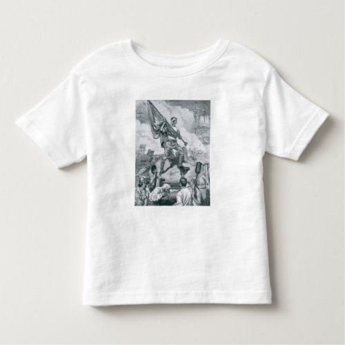 Sergeant Jasper at the Battle of Fort Moultrie Toddler T_shirt