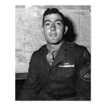Sergeant John Basilone - World War Two - 1943 Poster Sergeant John Basilone - World War Two - 1943 Poster