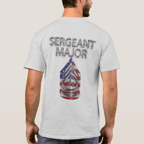 Sergeant Major Customized Rank T_Shirt