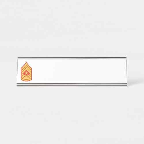 Sergeant Major Desk Name Plate