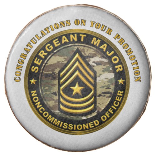 Sergeant Major Promotion Chocolate Covered Oreo
