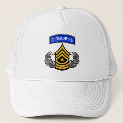 Sergeant Major SGM Airborne Trucker Hat