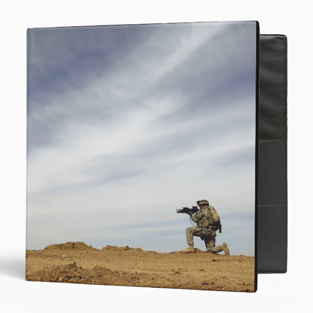Sergeant provides security 3 ring binder (Front/Inside)
