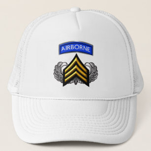 Sergeant SGT Airborne Trucker Hat