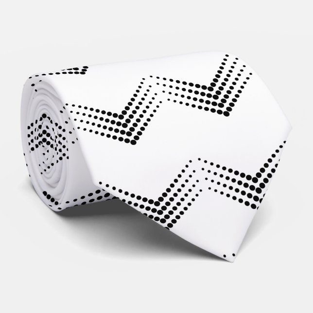 Sergeant Stripes Chevron Neck Tie (Rolled)