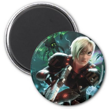 Sergeant Tammy Calhoun Running Magnet by wreckitralph at Zazzle