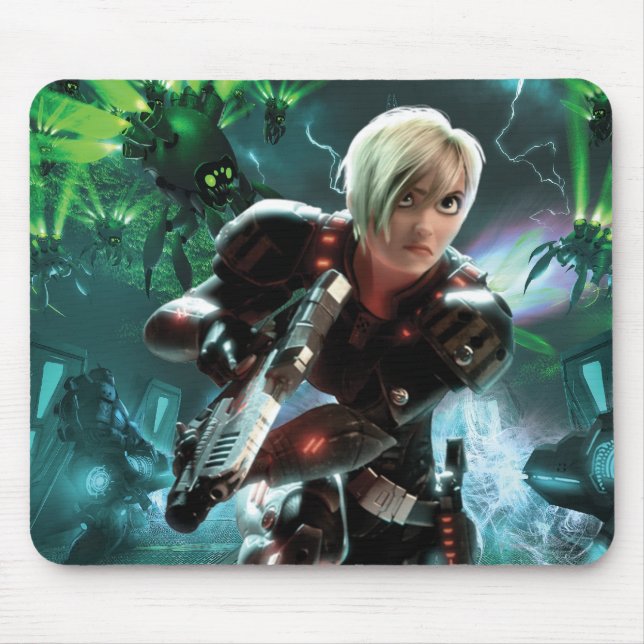 Sergeant Tammy Calhoun Running Mouse Pad (Front)