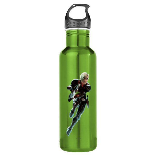 Sergeant Tammy Calhoun Running Stainless Steel Water Bottle (Front)