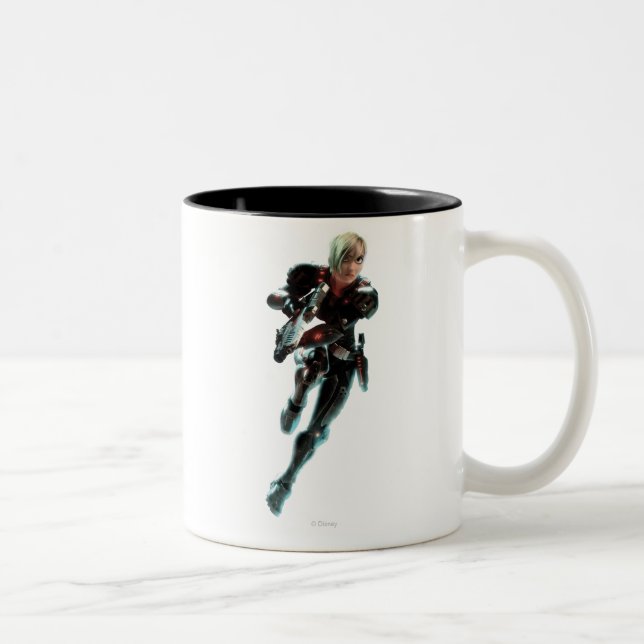 Sergeant Tammy Calhoun Running Two-Tone Coffee Mug (Right)