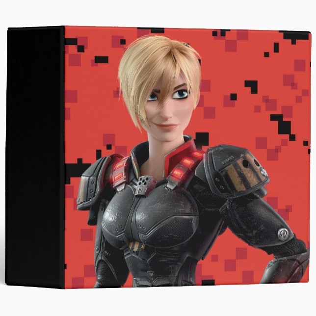 Sergeant Tammy Calhoun with Hand on Hip 3 Ring Binder (Front/Spine)