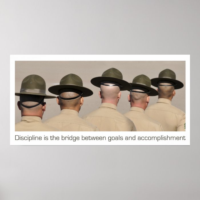 Sergeants and Discipline quote Print