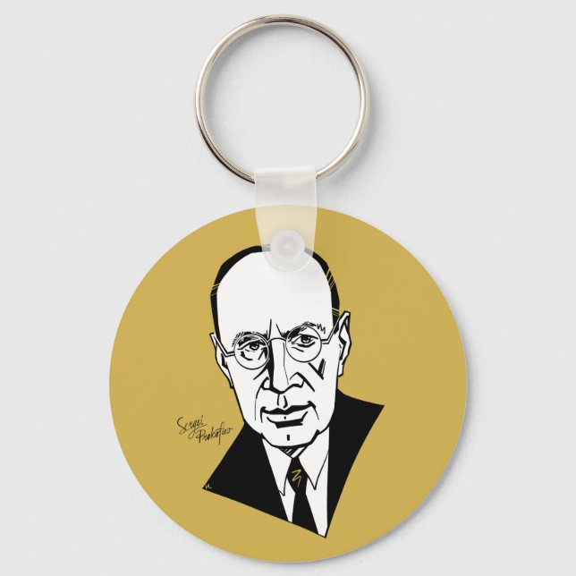 Sergei Prokofiev Keychain (Front)