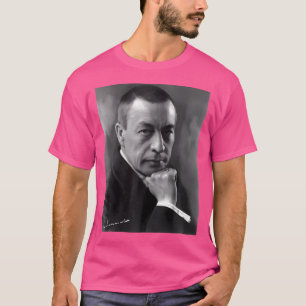 Sergei Rachmaninoff Composer Portrait With Autogra T-Shirt