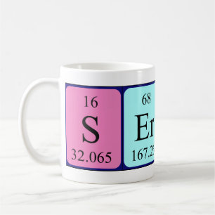 Sergey periodic table name mug