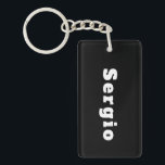 Sergio Keychain<br><div class="desc">Key trailer with name Sergio - the name can be changed</div>