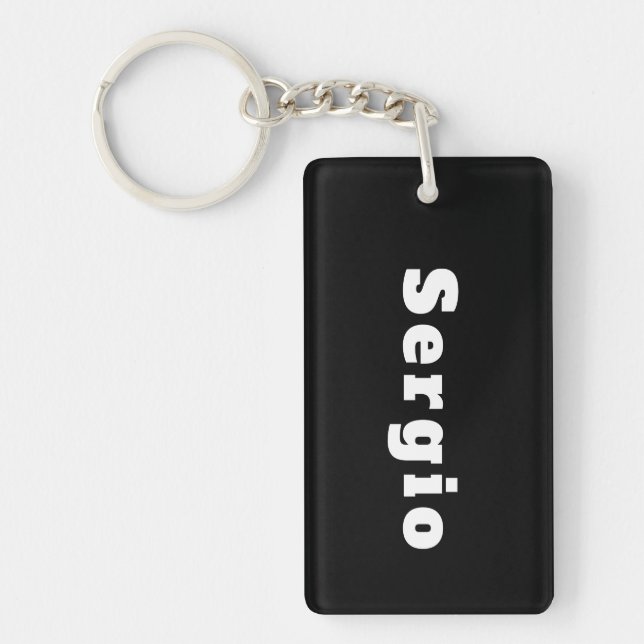 Sergio Keychain (Front)