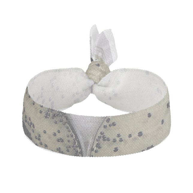 Serial Dilution of Bacteria Ribbon Hair Tie (Front)