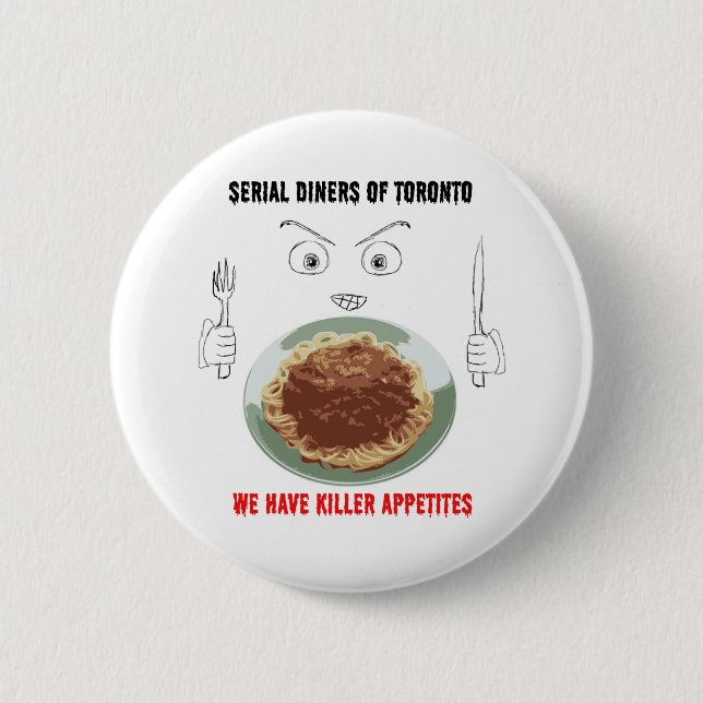 Serial Diners3 - Killer Appetite Button (Front)