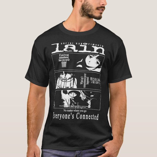 Serial Experiments Lain Classic T-Shirt (Front)