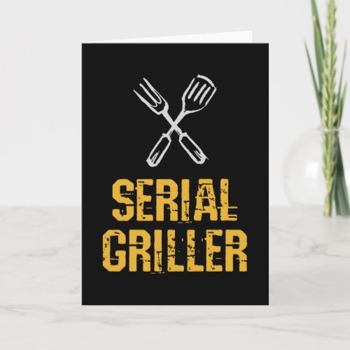 Serial griller Grill BBQ master Grill cutlery Card