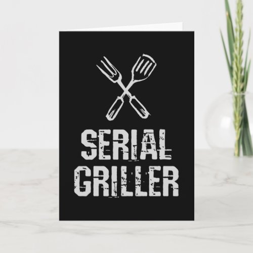 Serial griller Grill BBQ master Grill cutlery Card