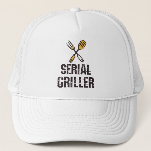 Serial griller Grill BBQ master Grill cutlery Trucker Hat