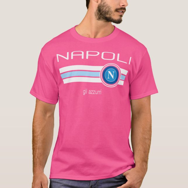 Serie A - Napoli (Home Light Blue) T-Shirt (Front)