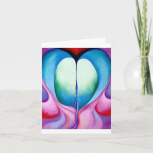 Series 1, No. 8, Georgia O'Keeffe, Card