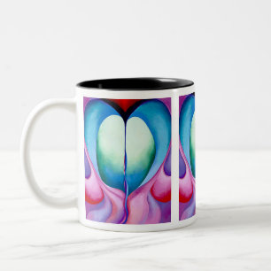 Series 1, No. 8, Georgia O'Keeffe,  Two-Tone Coffee Mug