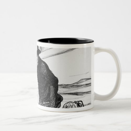 Series Actualites Parisians taking Two_Tone Coffee Mug