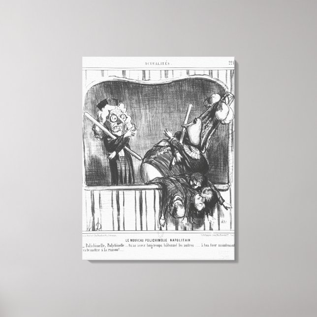 Series 'Actualites', The new Neapolitan Canvas Print (Front)