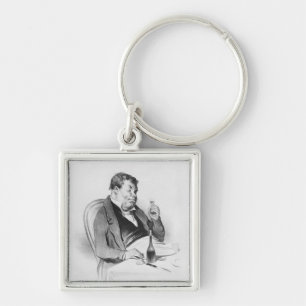 Series 'Galerie physionomique', Bordeaux Keychain