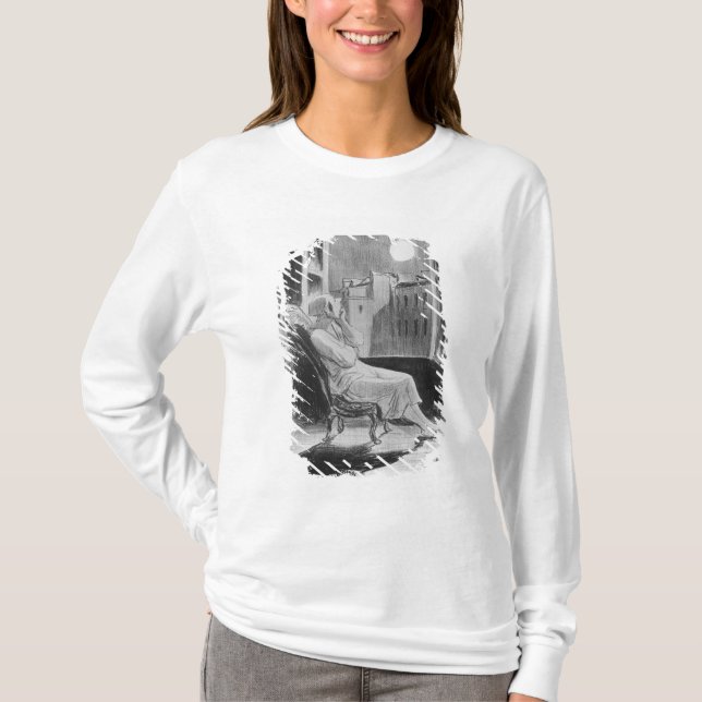 Series 'Les Bas-Bleus', O Moon T-Shirt (Front)