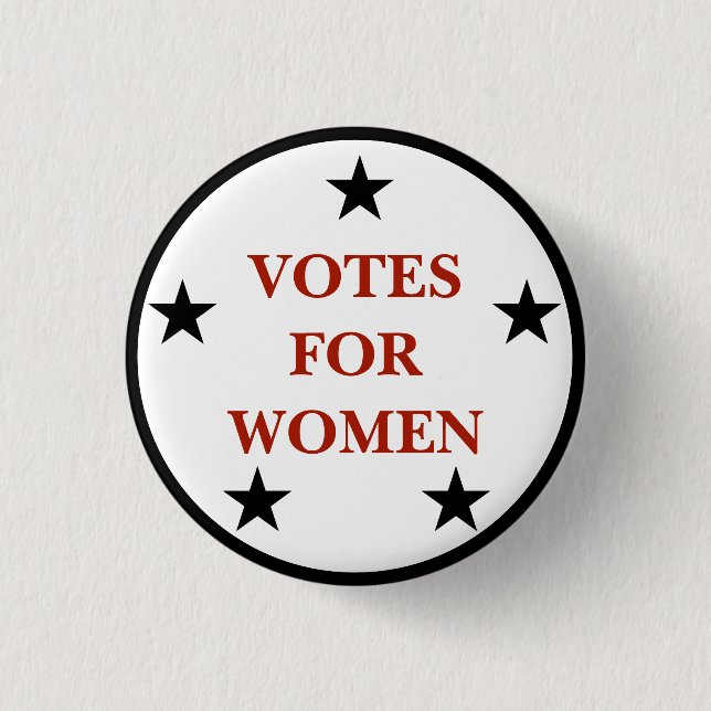 series of 8 collectable suffrage button (Front)