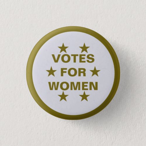 series of 8 collectable suffrage button
