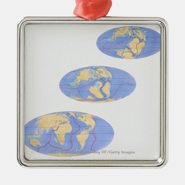 Series of Illustrations of Earth Metal Ornament (Front)