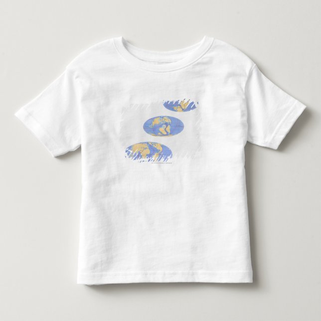Series of Illustrations of Earth Toddler T-shirt (Front)