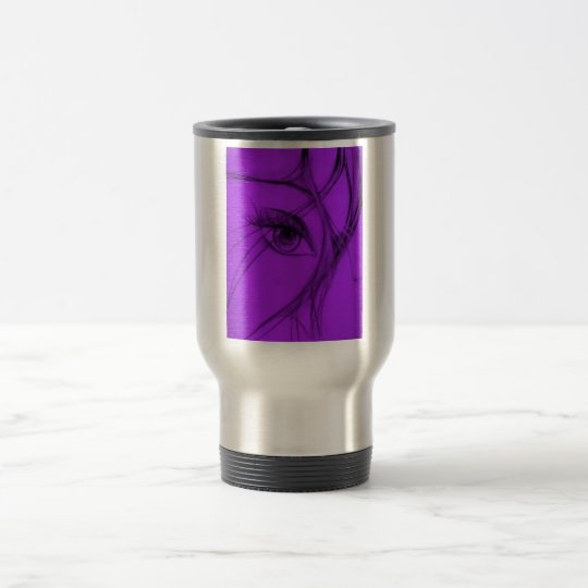 Series violet Eyes Travel Mug