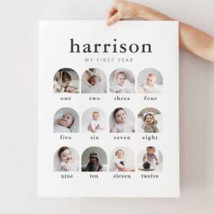 Serif Arches 1st Year Photo Collage Poster
