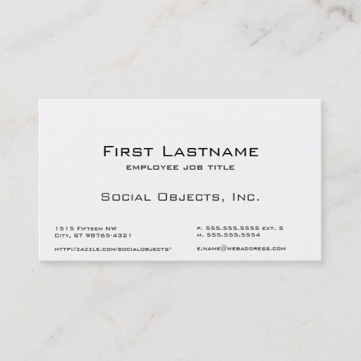 Customizable Serif Bank Gothic Template Business Cards