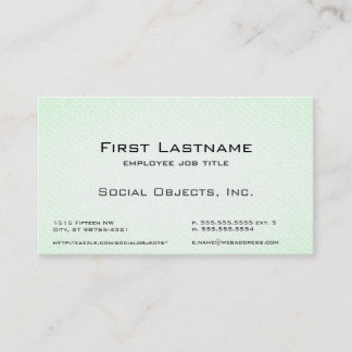 Serif Bank Gothic Textured Look Business Card