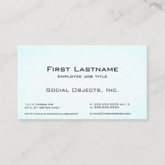 Serif Bank Gothic Textured Look Business Card